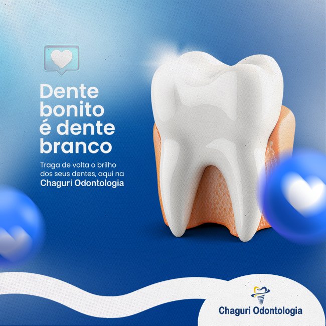 DENTE BONITO É DENTE BRANCO