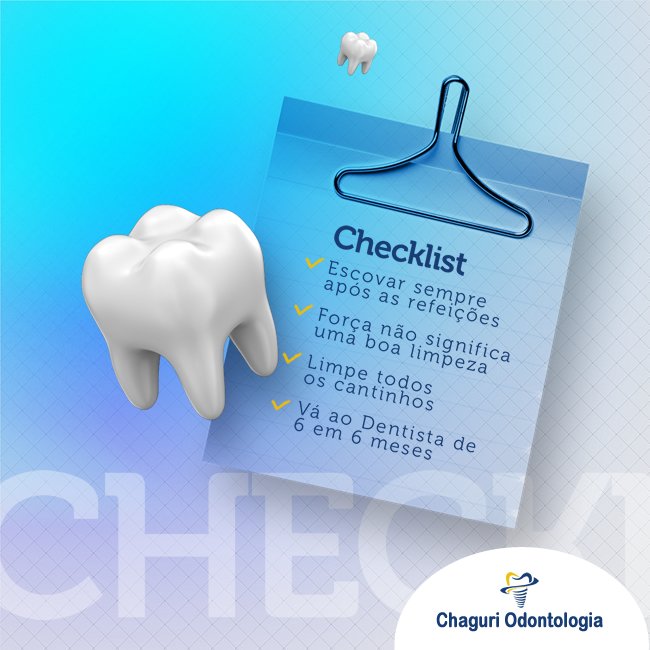 CHECK-LIST CHAGURI ODONTOLOGIA