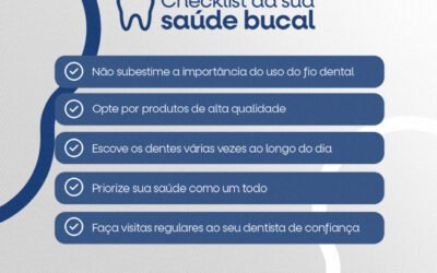 CHECKLIST DA SUA SAÚDE BUCAL